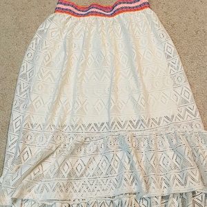 Justice High Low Skirt